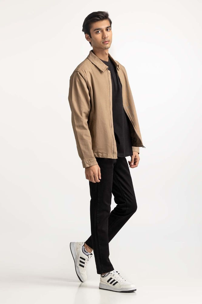 Brown Basic Jacket MN-JKT-WS23-053