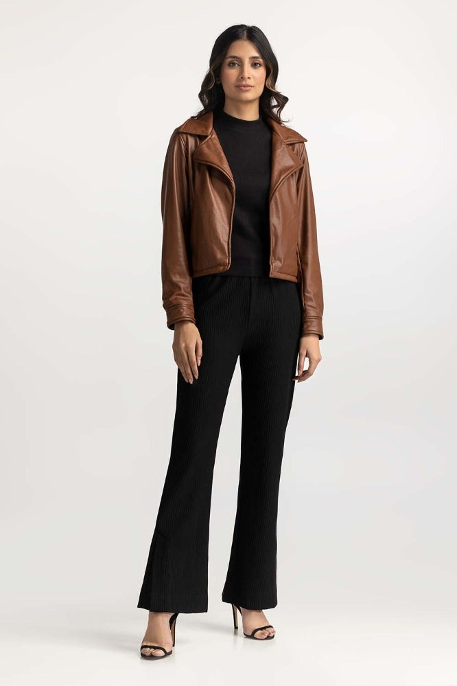 Brown Basic Jacket WM-JKT-WS23-074