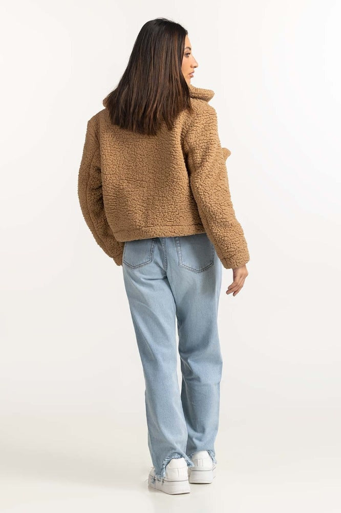 Brown Basic Jacket WM-JKT23-048