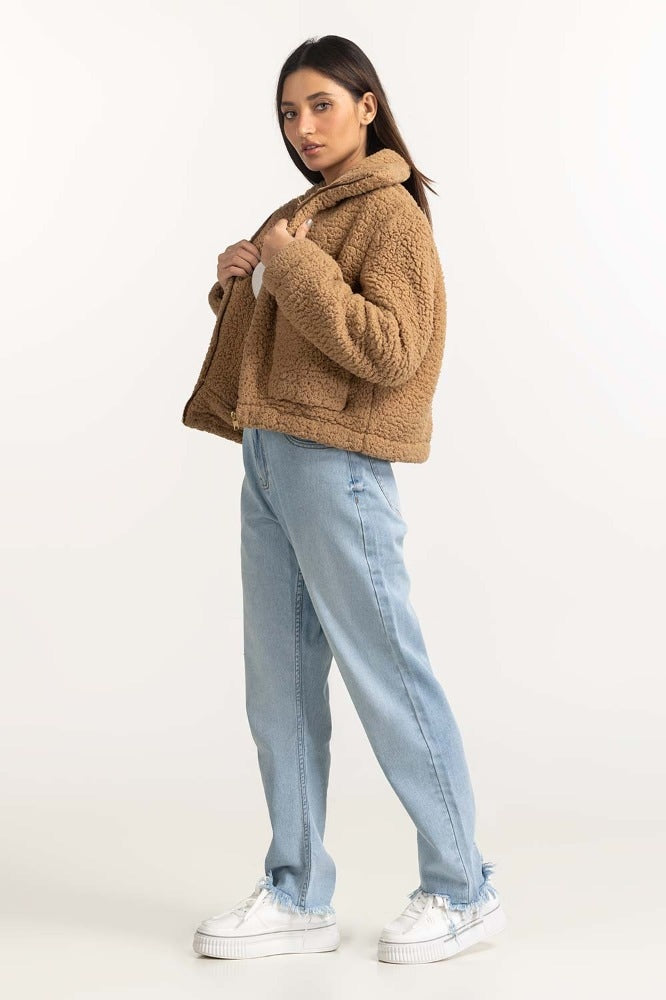 Brown Basic Jacket WM-JKT23-048