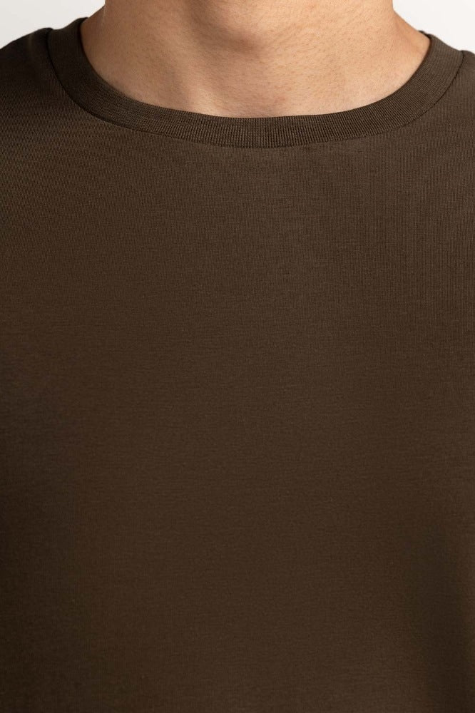 Brown Basic Tee TS-CNSJ24-023