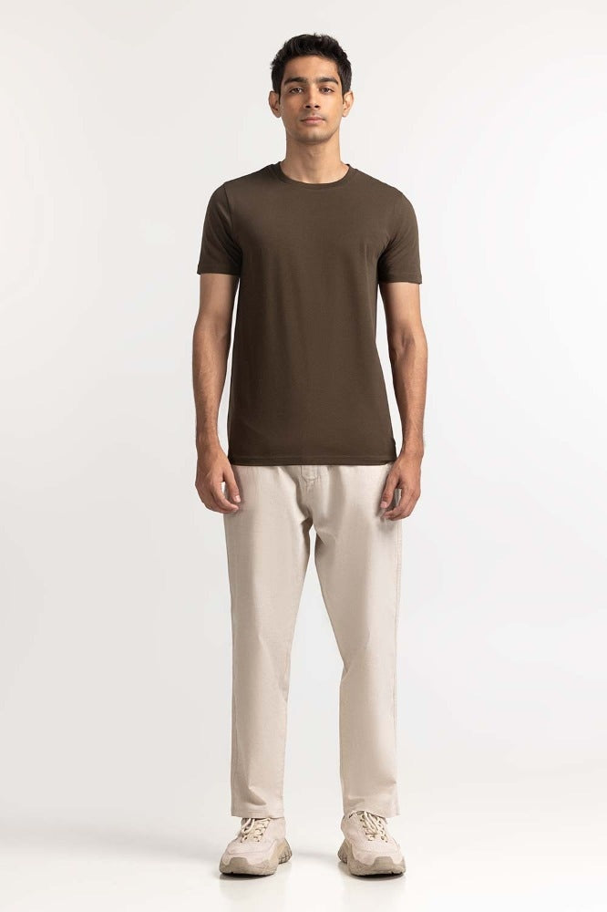Brown Basic Tee TS-CNSJ24-023