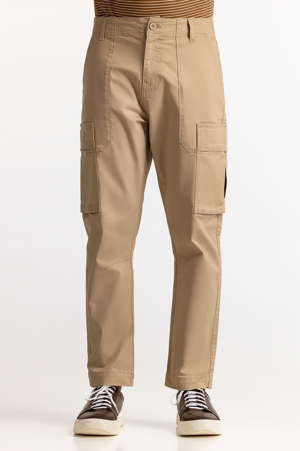Brown Basic Trouser MNTRCSS24001-B