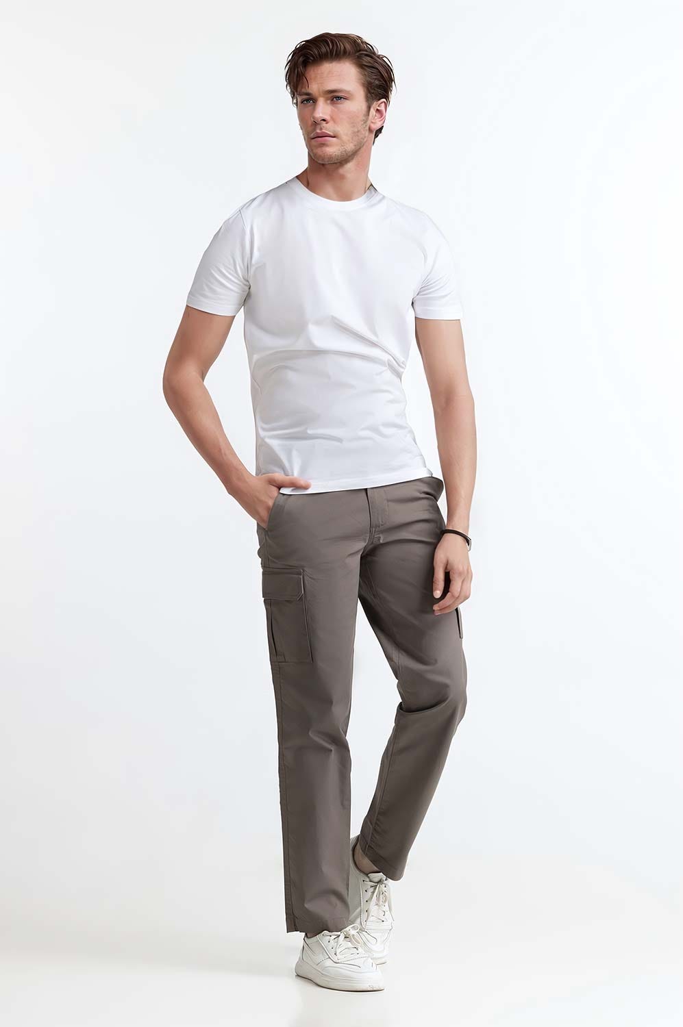 Brown Basic Trouser MNTRCSS24014-B
