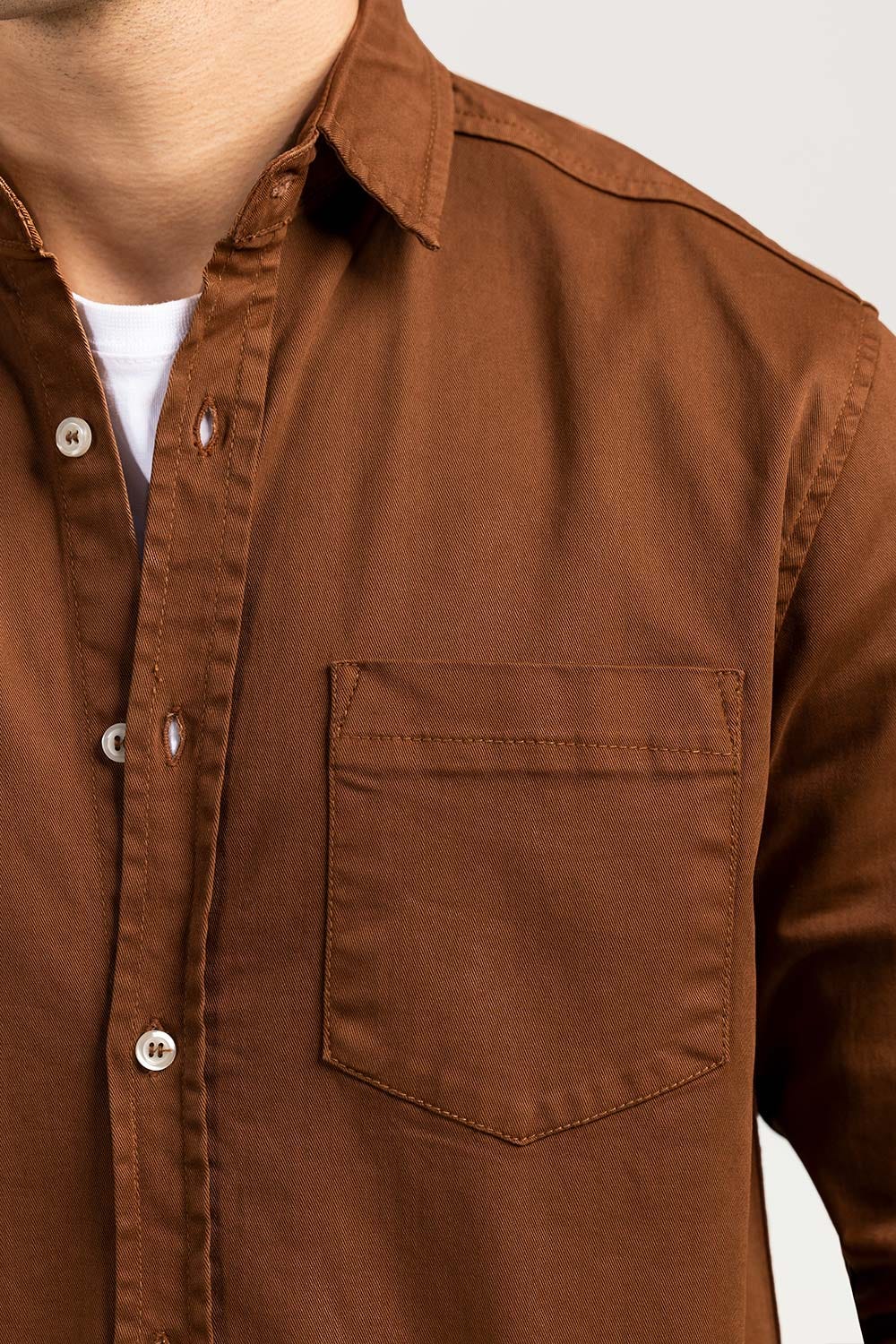 Brown Casual Shirt M-GD-S-007 CS
