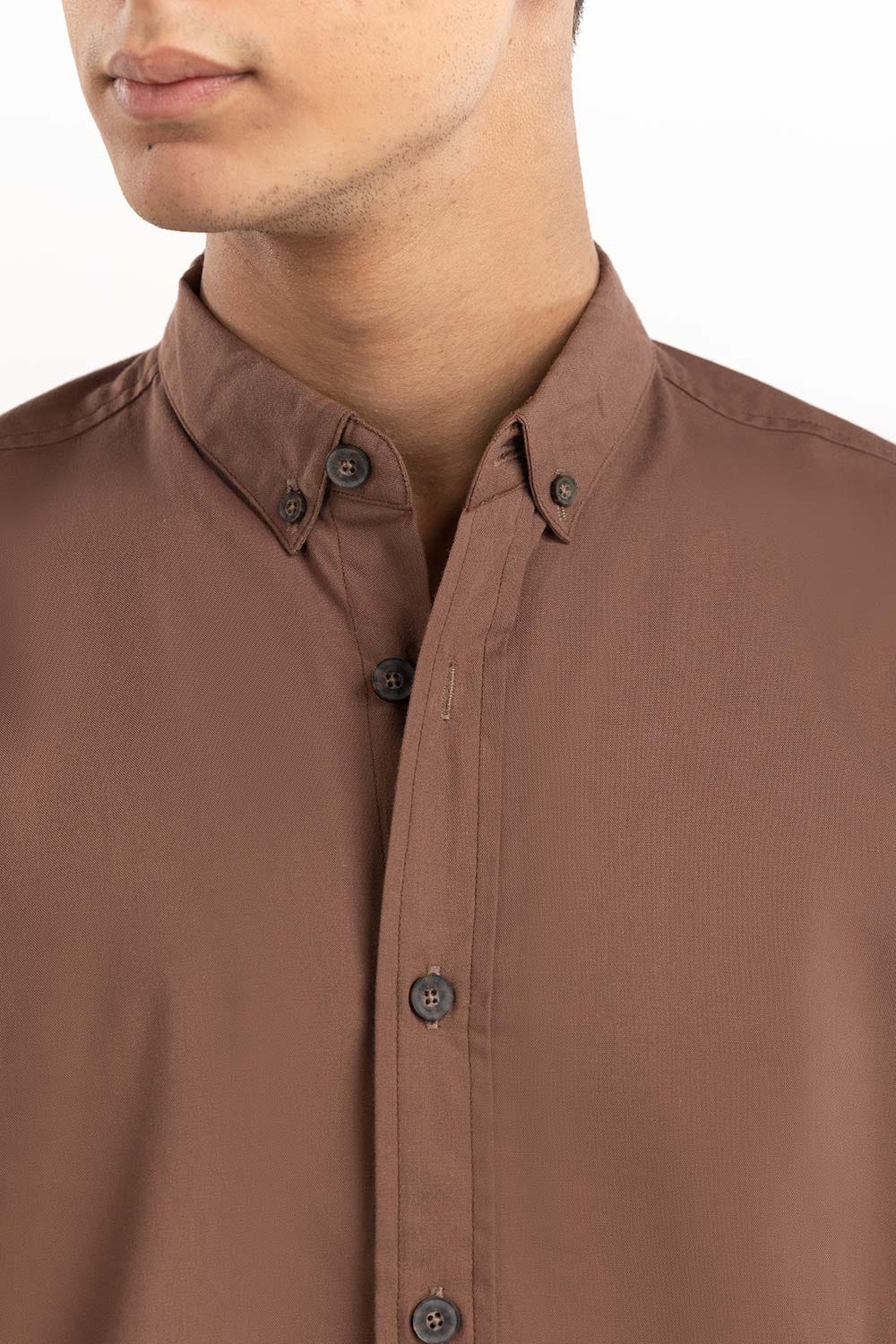 Brown Casual Shirt 224-117-051