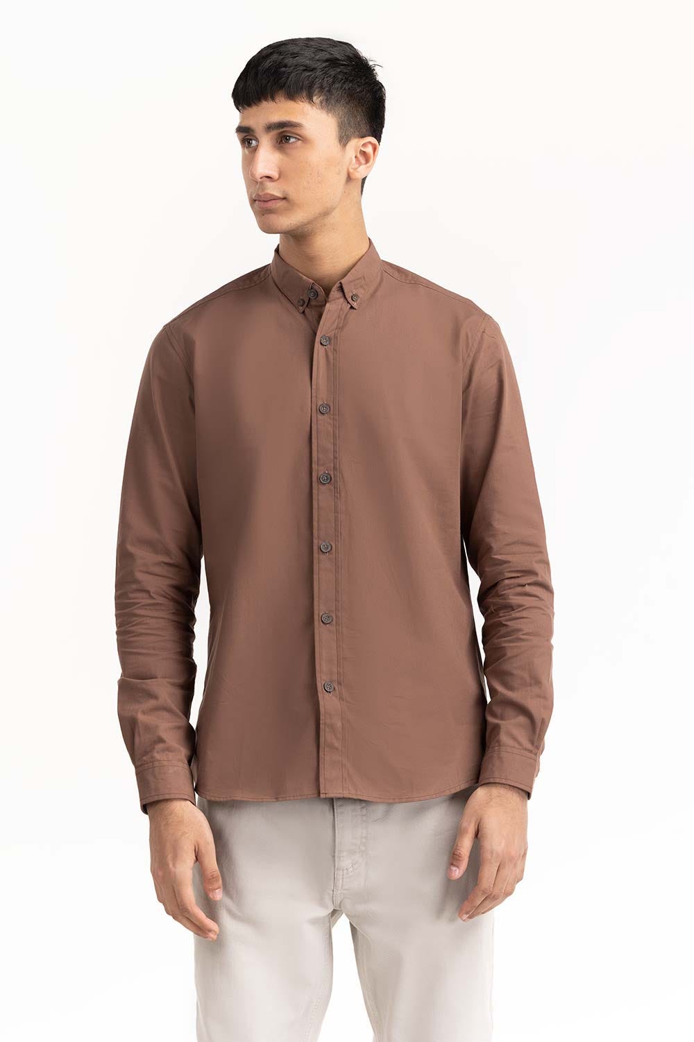 Brown Casual Shirt 224-117-051