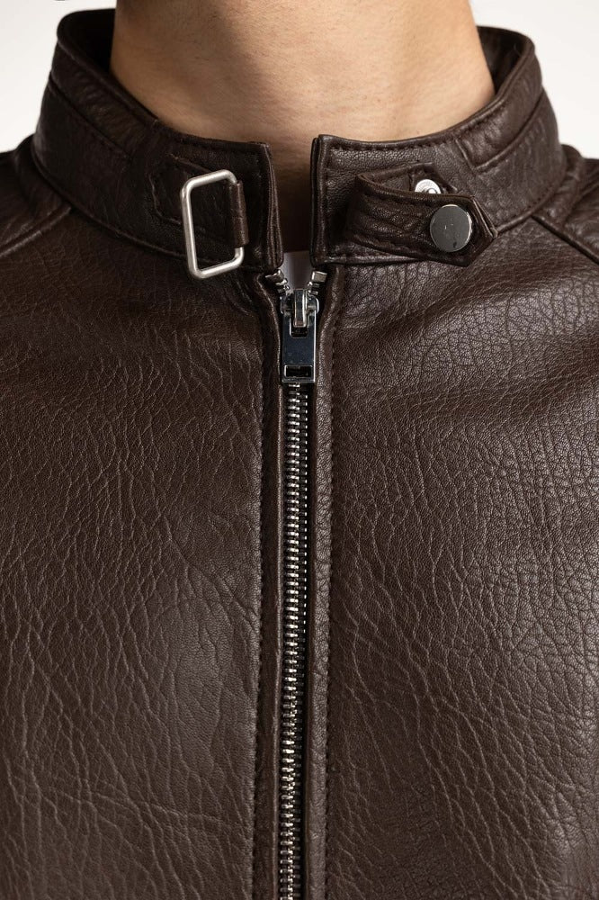 Brown Fashion Jacket MN-JKT-WS23-064