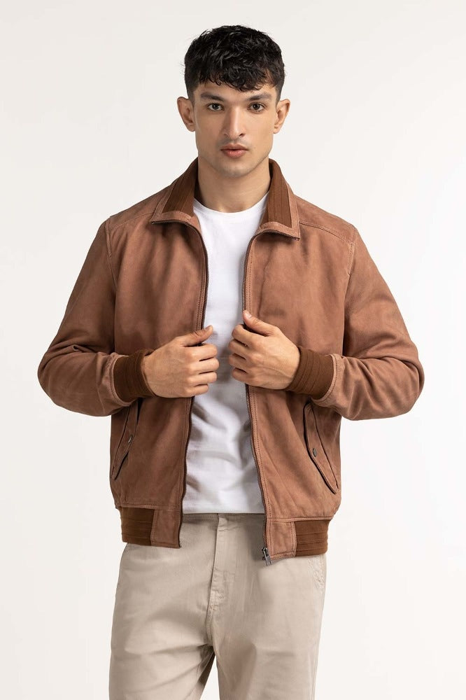Brown Fashion Jacket MN-JKT-WS23-205