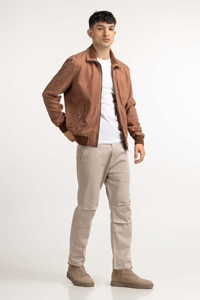 Brown Fashion Jacket MN-JKT-WS23-205