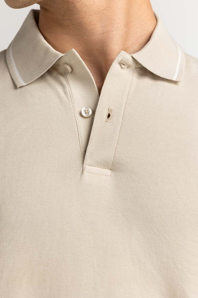 Brown Fashion Polo MN-PS-TP-S24-612