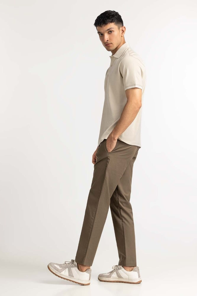 Brown Fashion Polo MN-PS-TP-S24-612