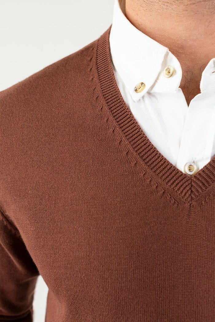 Brown Fashion Sweater FS-SWT-D30-01