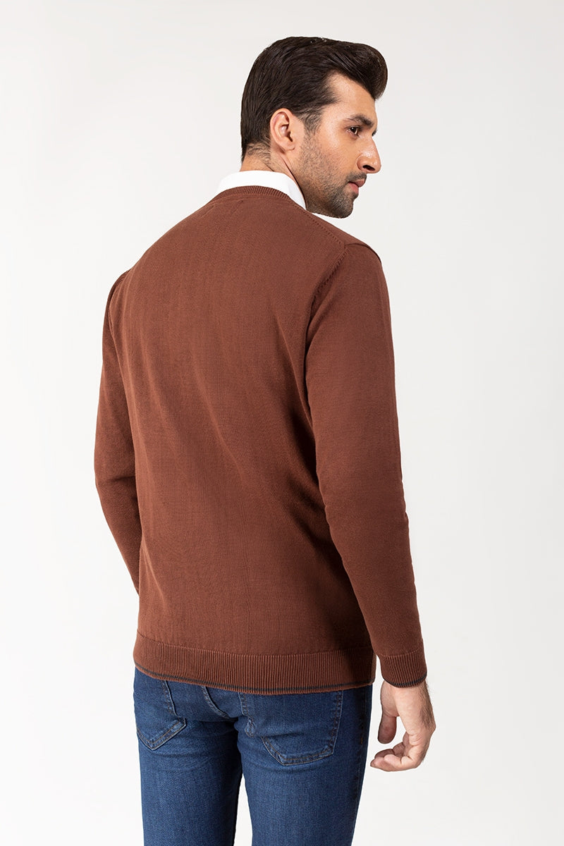 Brown Fashion Sweater FS-SWT-D30-01