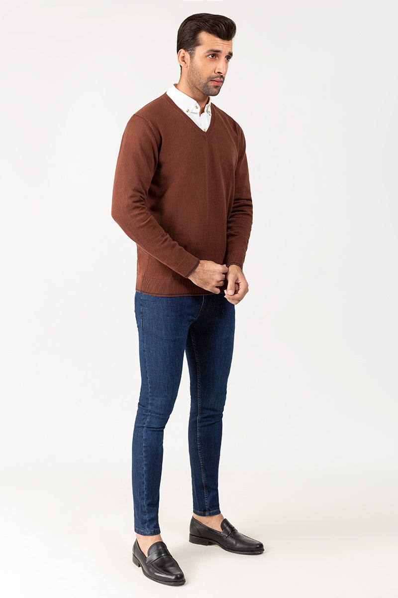 Brown Fashion Sweater FS-SWT-D30-01