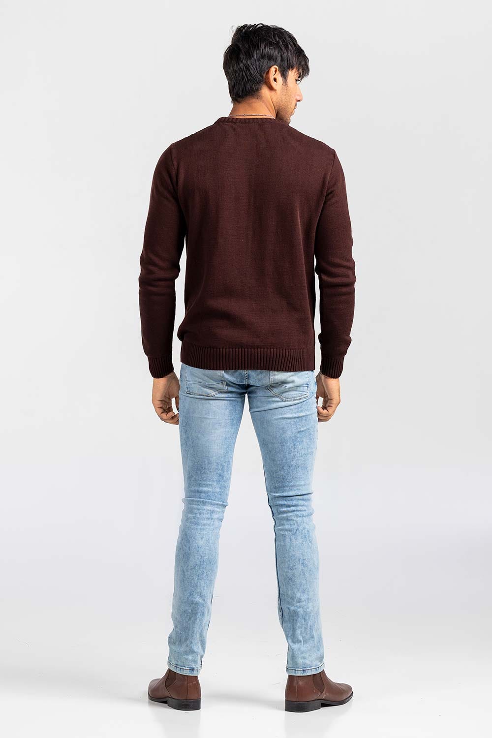 Brown Fashion Sweater FS-SWT-FD-350-01