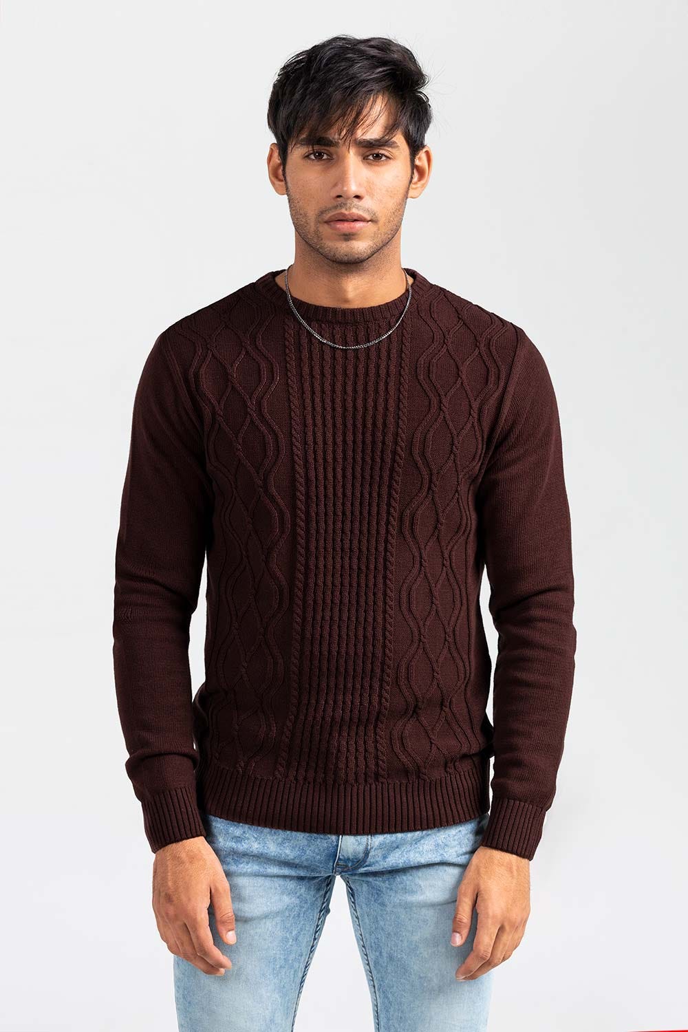 Brown Fashion Sweater FS-SWT-FD-350-01