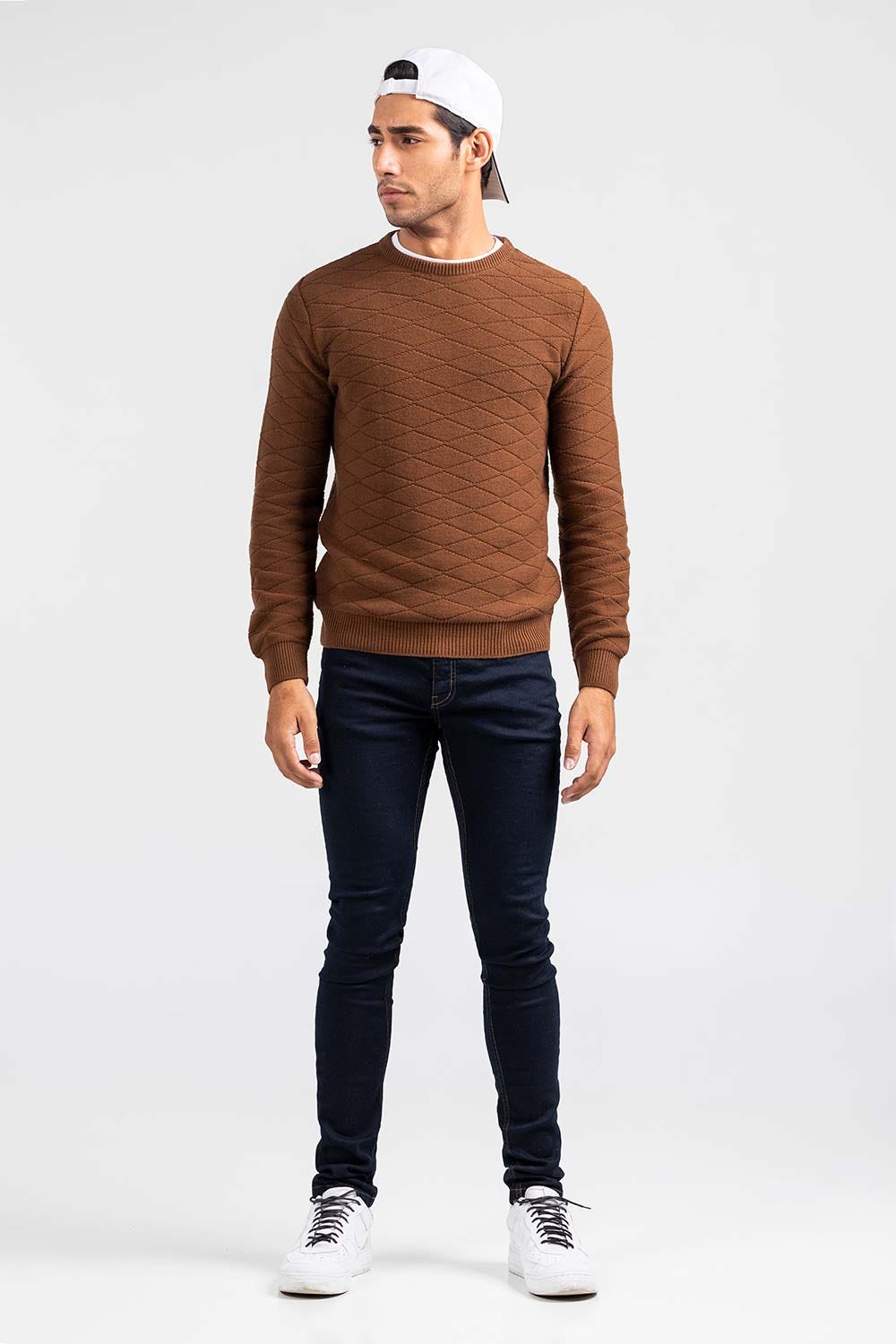 Brown Fashion Sweater FS-SWT-FD-384-01