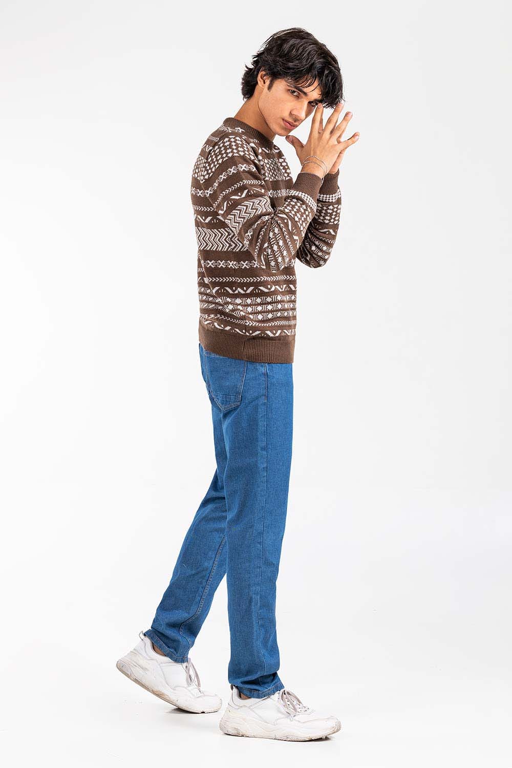 Brown Fashion Sweater FS-SWT-FD-401-01