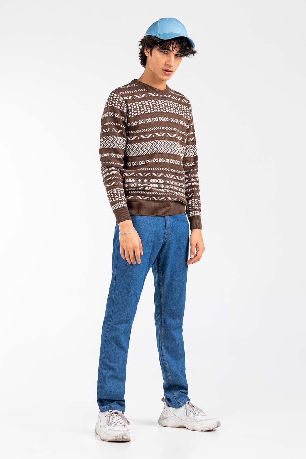 Brown Fashion Sweater FS-SWT-FD-401-01