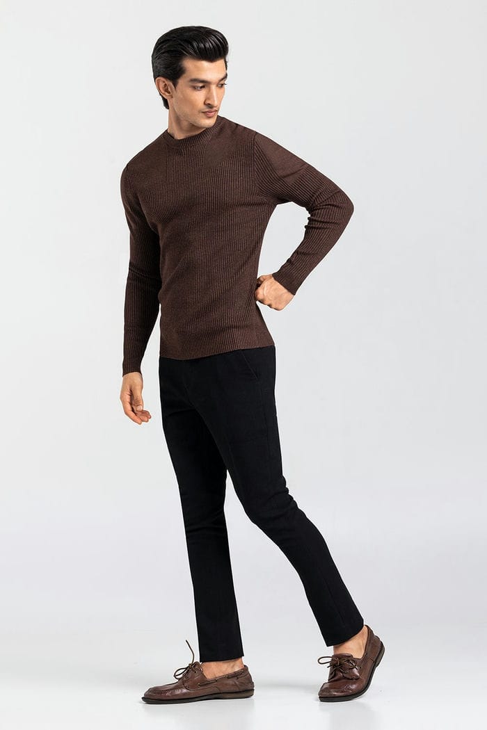 Brown Fashion Sweater FS-SWT-VPN-FD-404-01