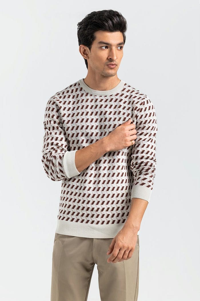 Brown Fashion Sweater FS-SWT-VPN-FD-420-01