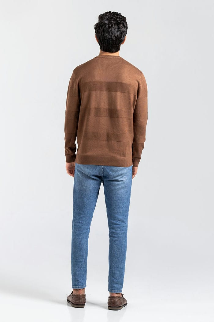 Brown Fashion Sweater FS-SWT-VPN-FD-444-01