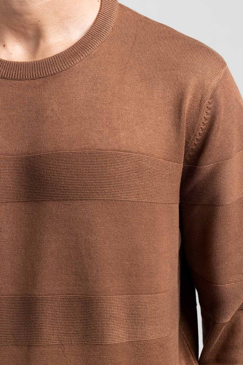 Brown Fashion Sweater FS-SWT-VPN-FD-444-01