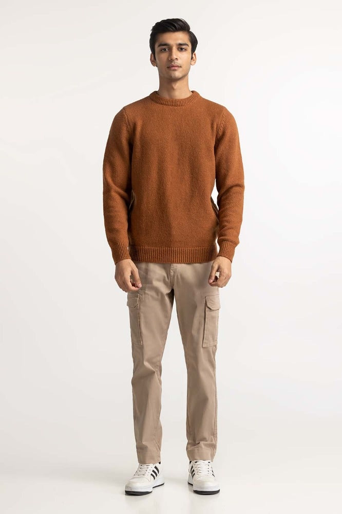 Brown Fashion Sweater MN-SWT-WS23-007