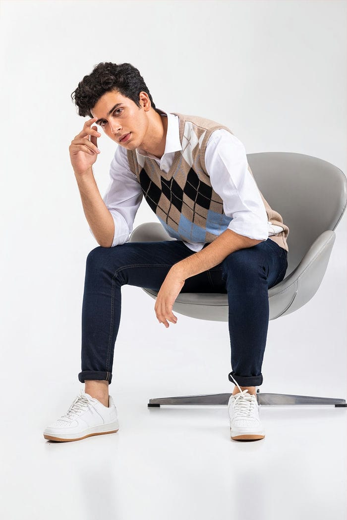 Brown Fashion Sweater SL-SWT-FD-33-01