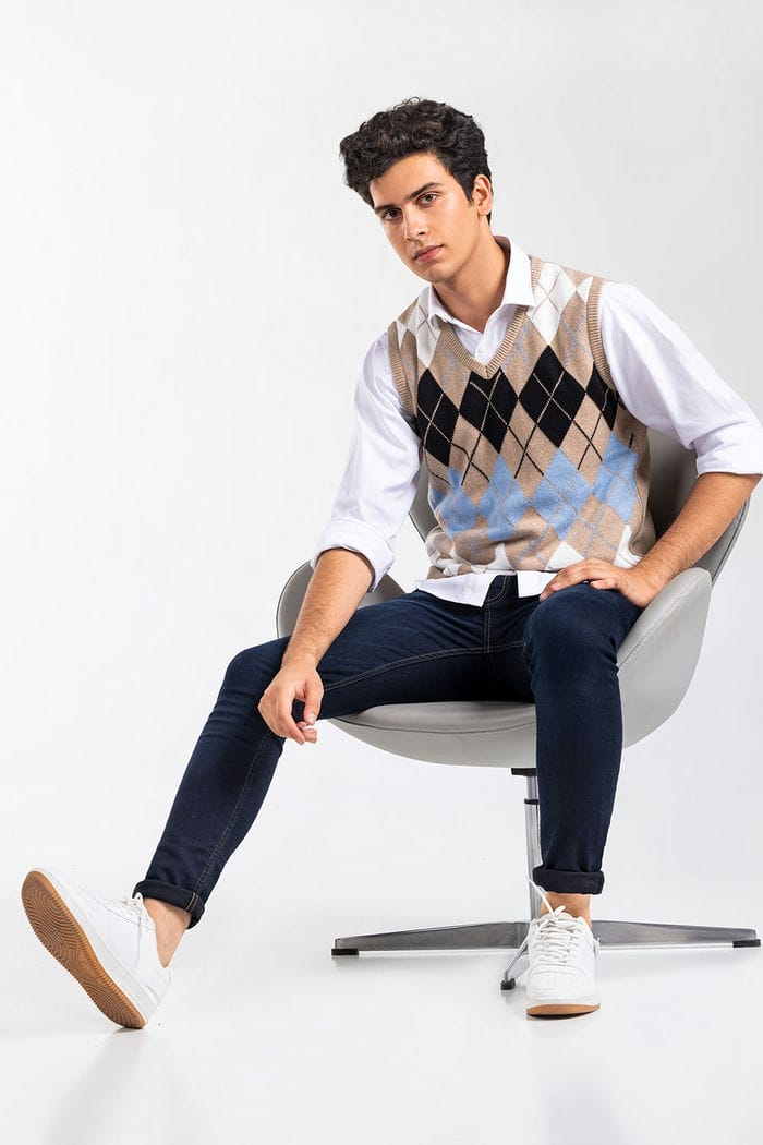 Brown Fashion Sweater SL-SWT-FD-33-01