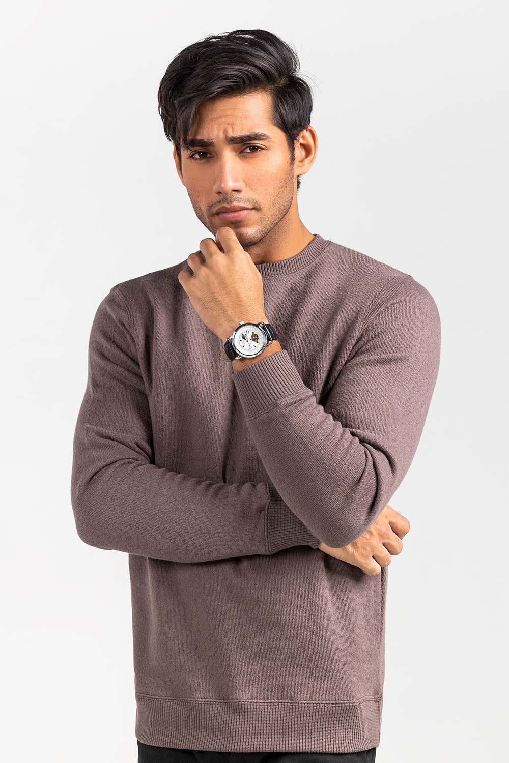 Brown Fashion Sweatshirt JKT-MSS-D29-02