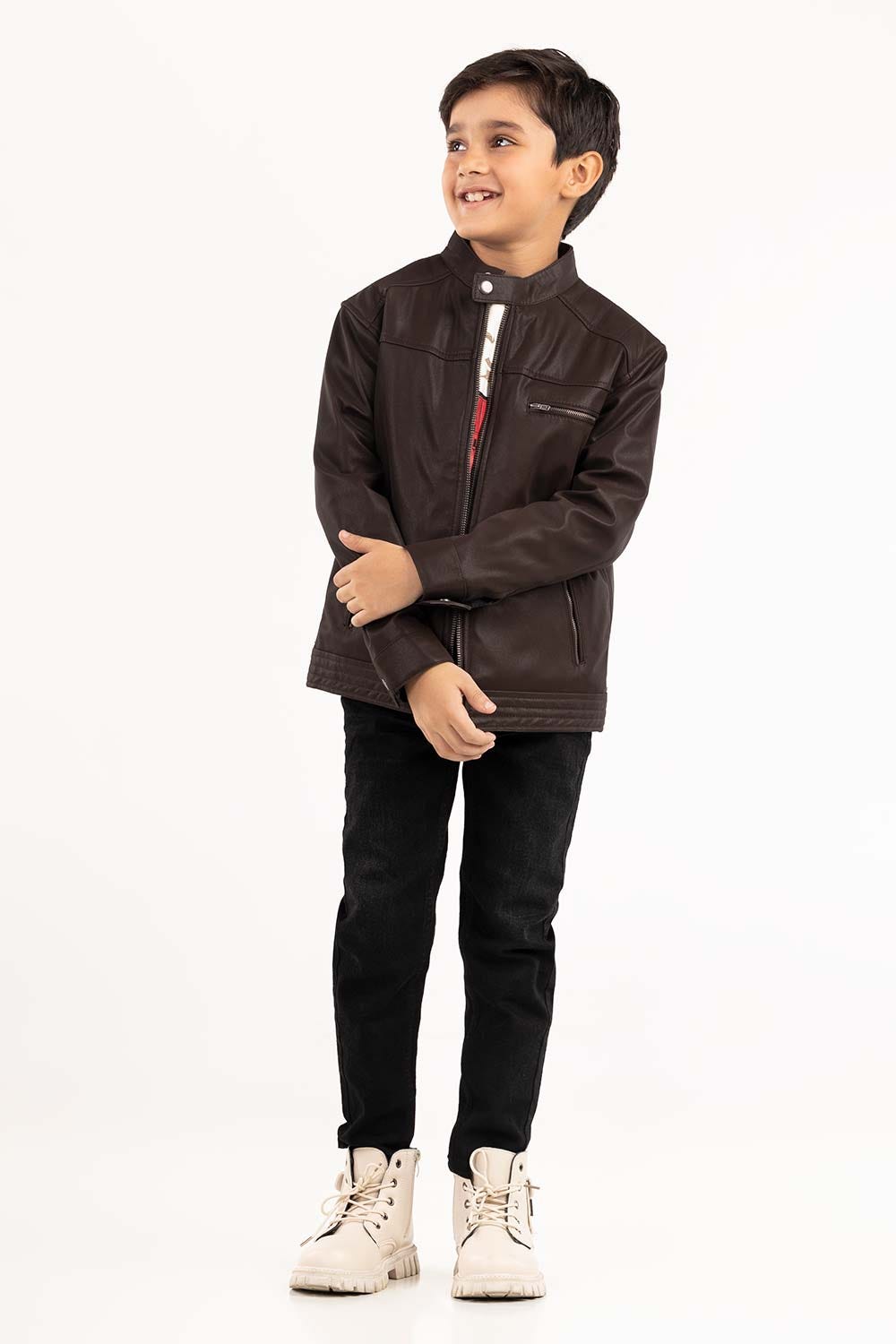 Junior Boy Brown Jacket 224-310-038
