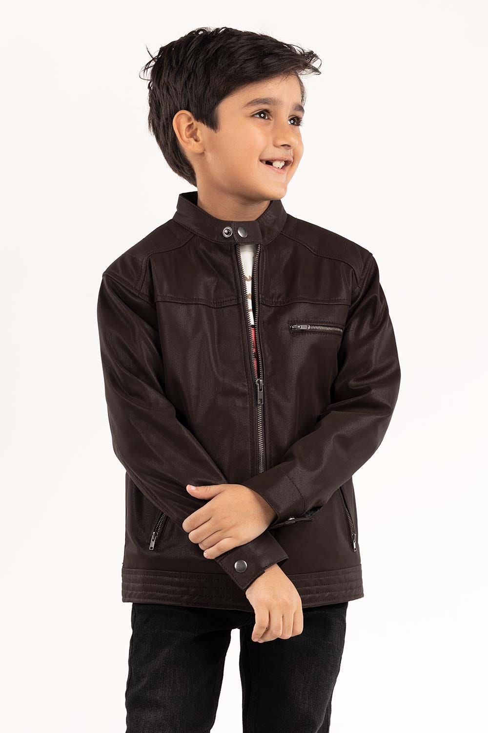 Junior Boy Brown Jacket 224-310-038