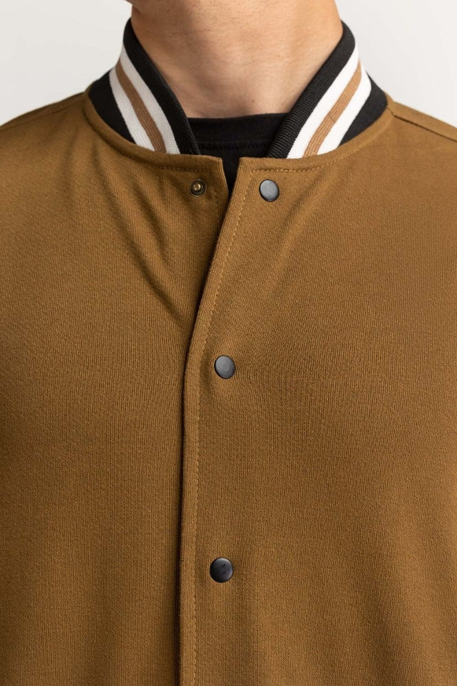 Brown Knitted Jacket MN-KNJ-WS23-004