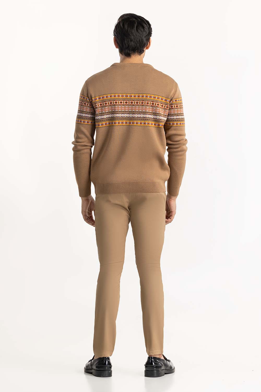 Brown Navajo Sweater SWT-FFSCD22-105