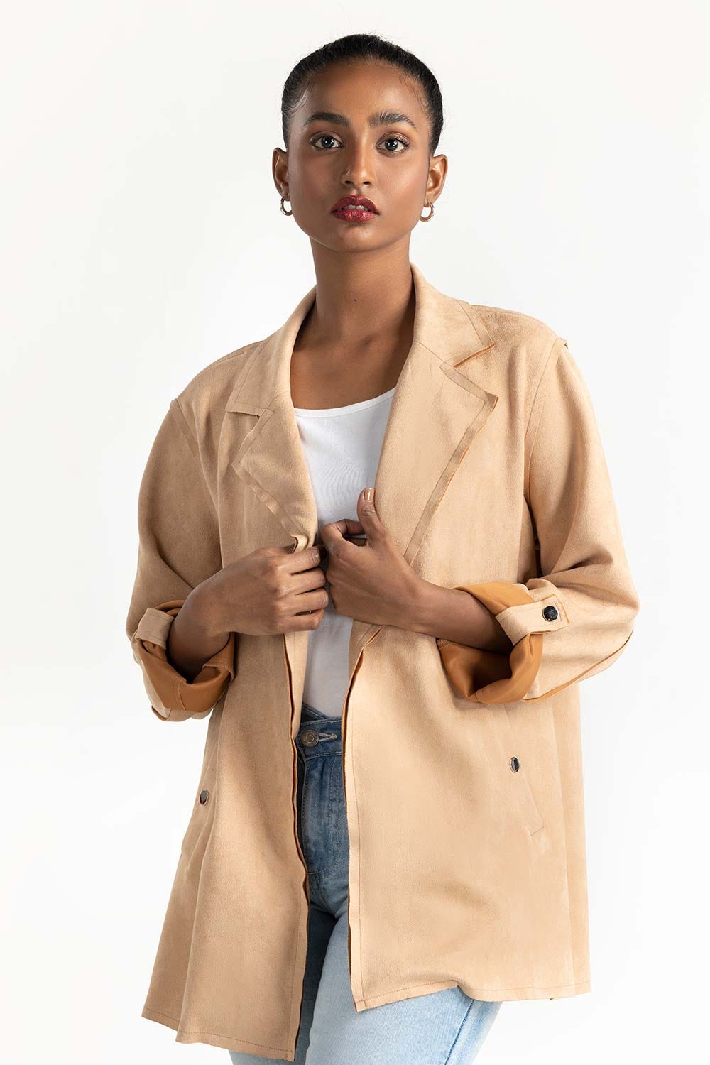 Suede Jacket 224-210-015