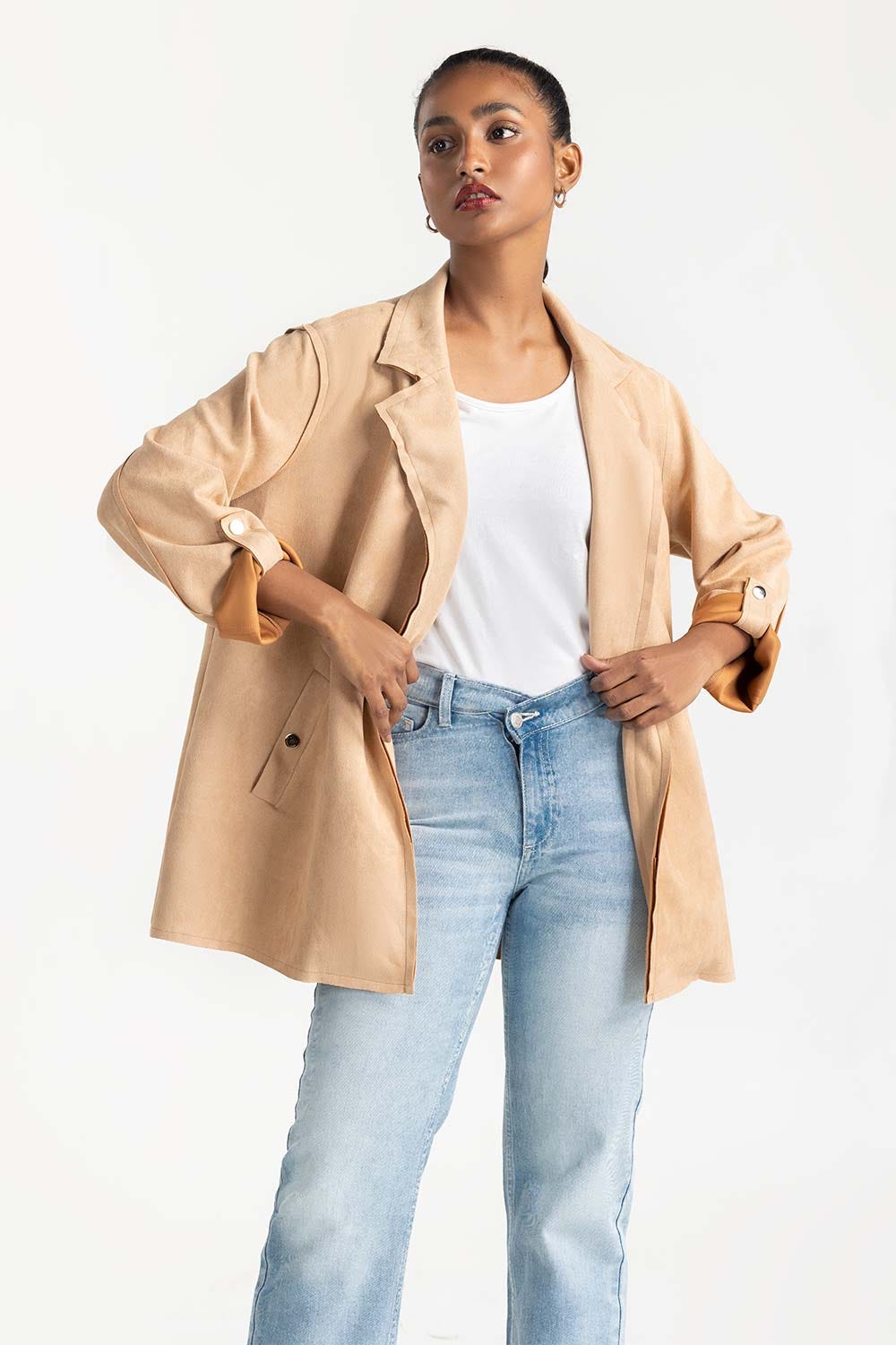 Suede Jacket 224-210-015