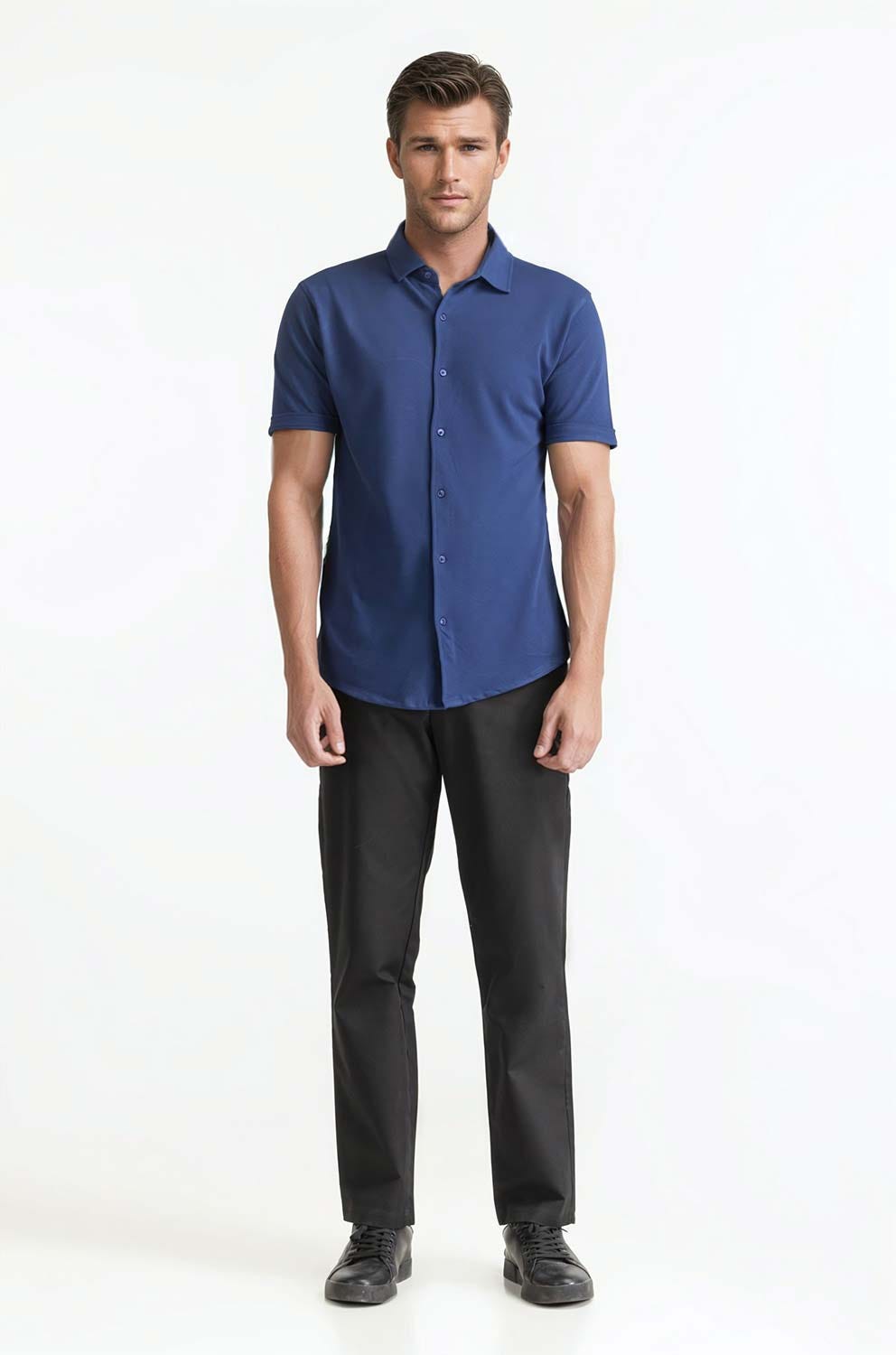 Button Down Polo PS-FSHN24-276