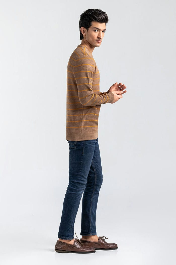 Camel-Orange Fashion Sweater FS-SWT-VPN-FD-424-01