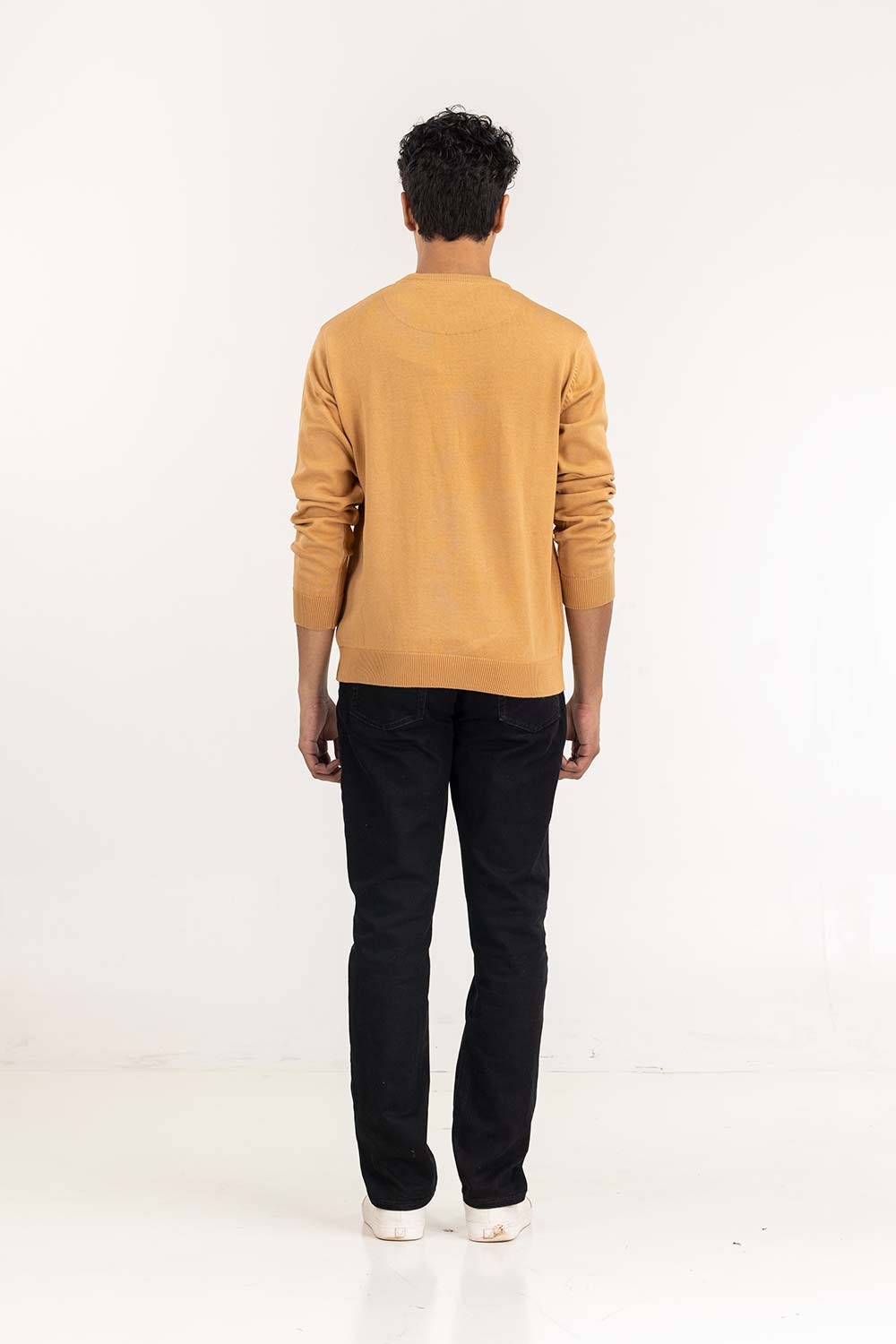 Camel Basic Crew Neck Sweater SWT-BFSCN-22-002