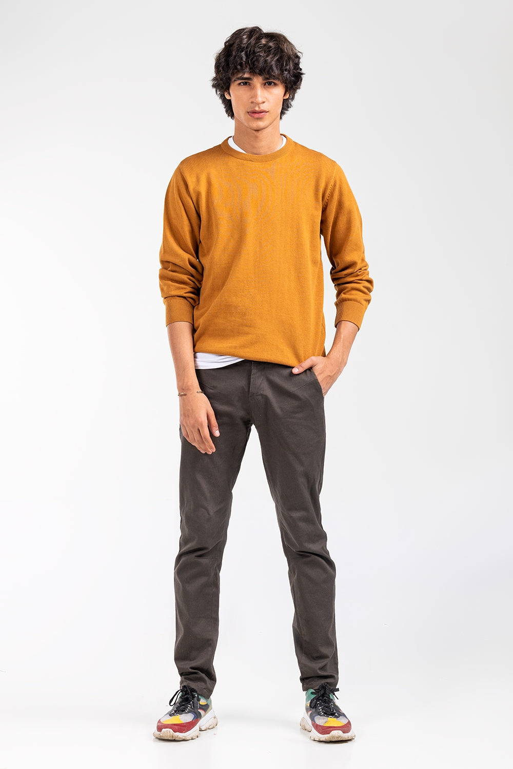 Camel Basic Sweater FS-SWT-D33-05