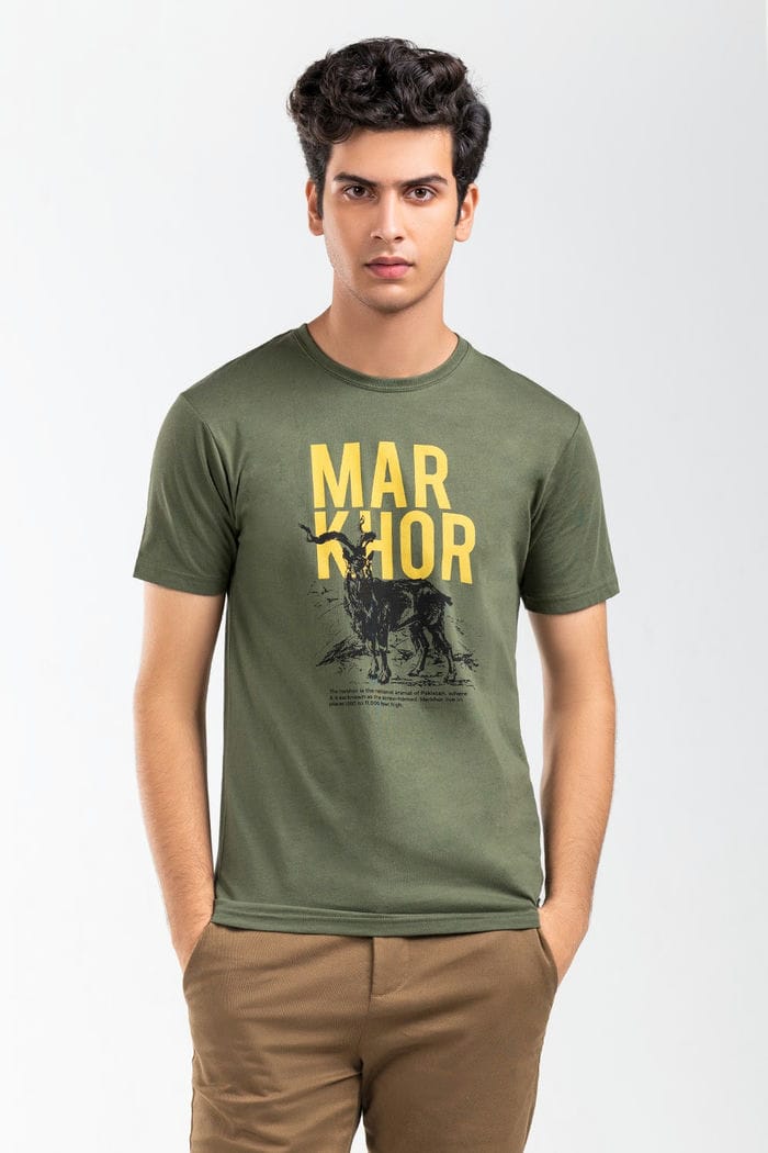 Camo-Green Fashion T-Shirt JGP-URB-D253-02