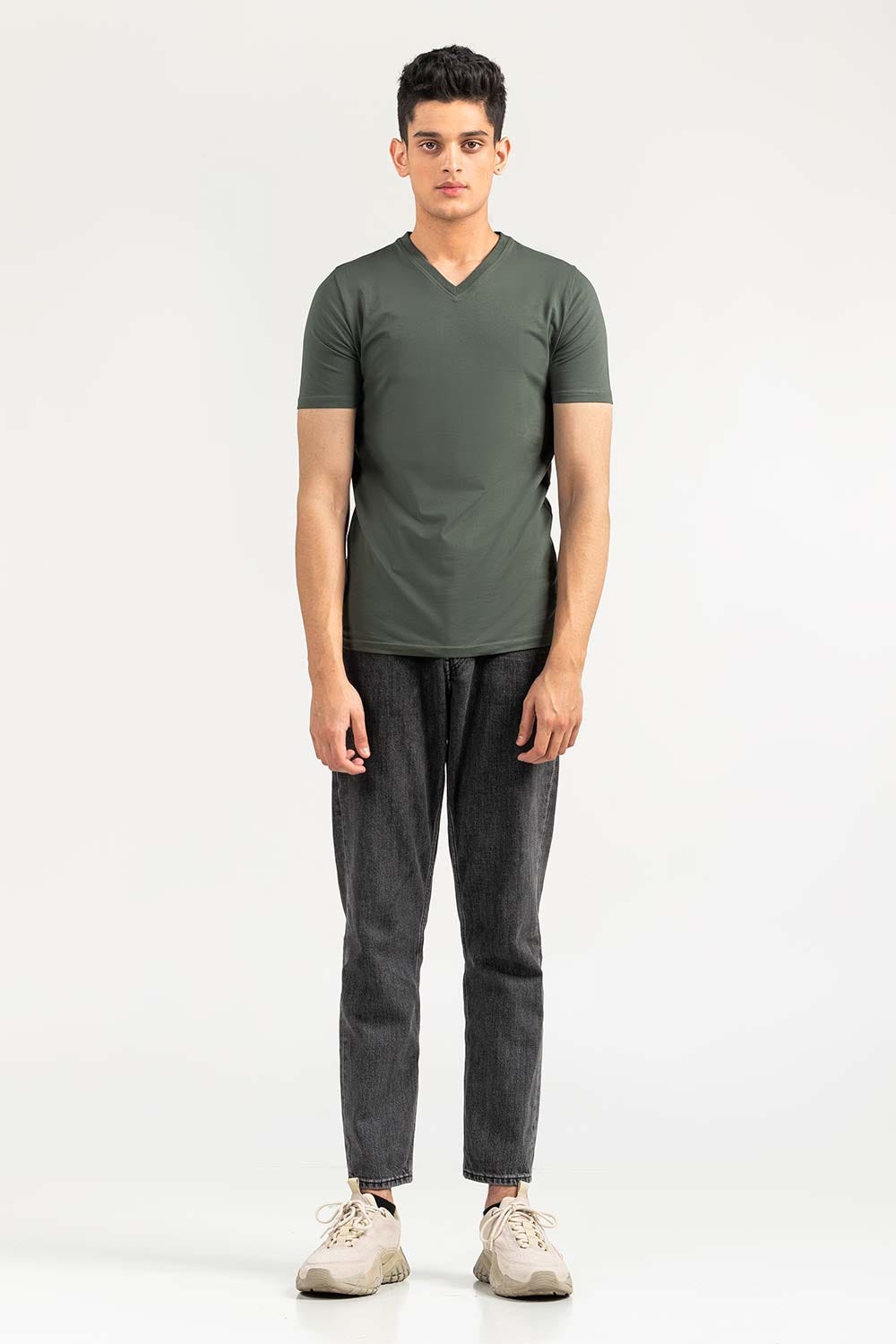 Camo Green Basic T-Shirt JVN-SIG-D041