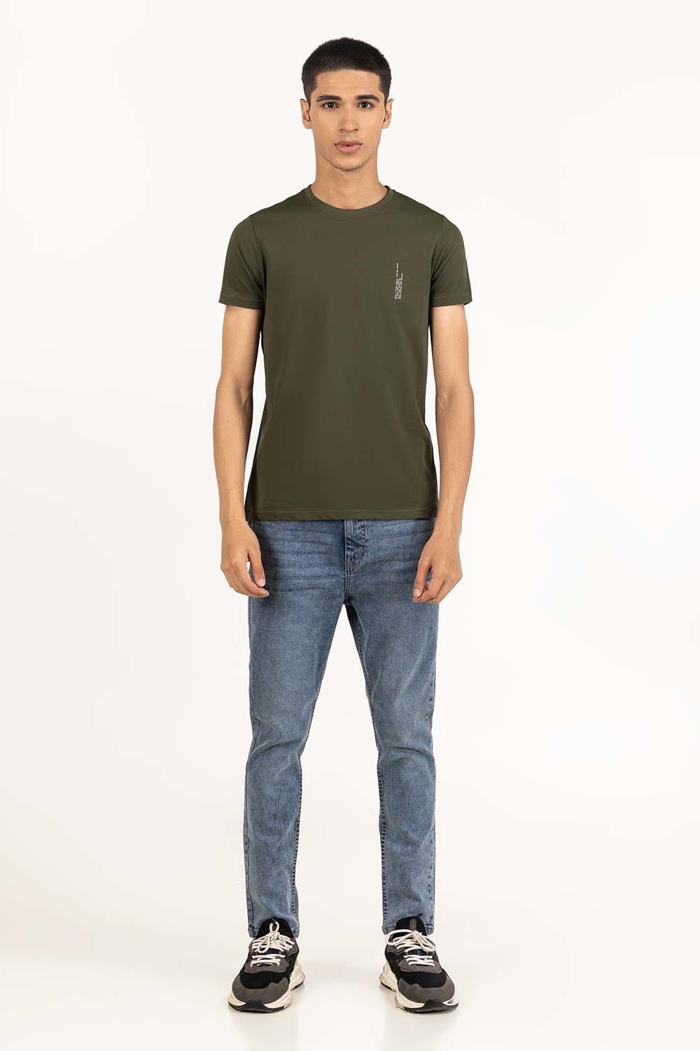 Camo Green Graphic Tee TS-CNSJ23-219