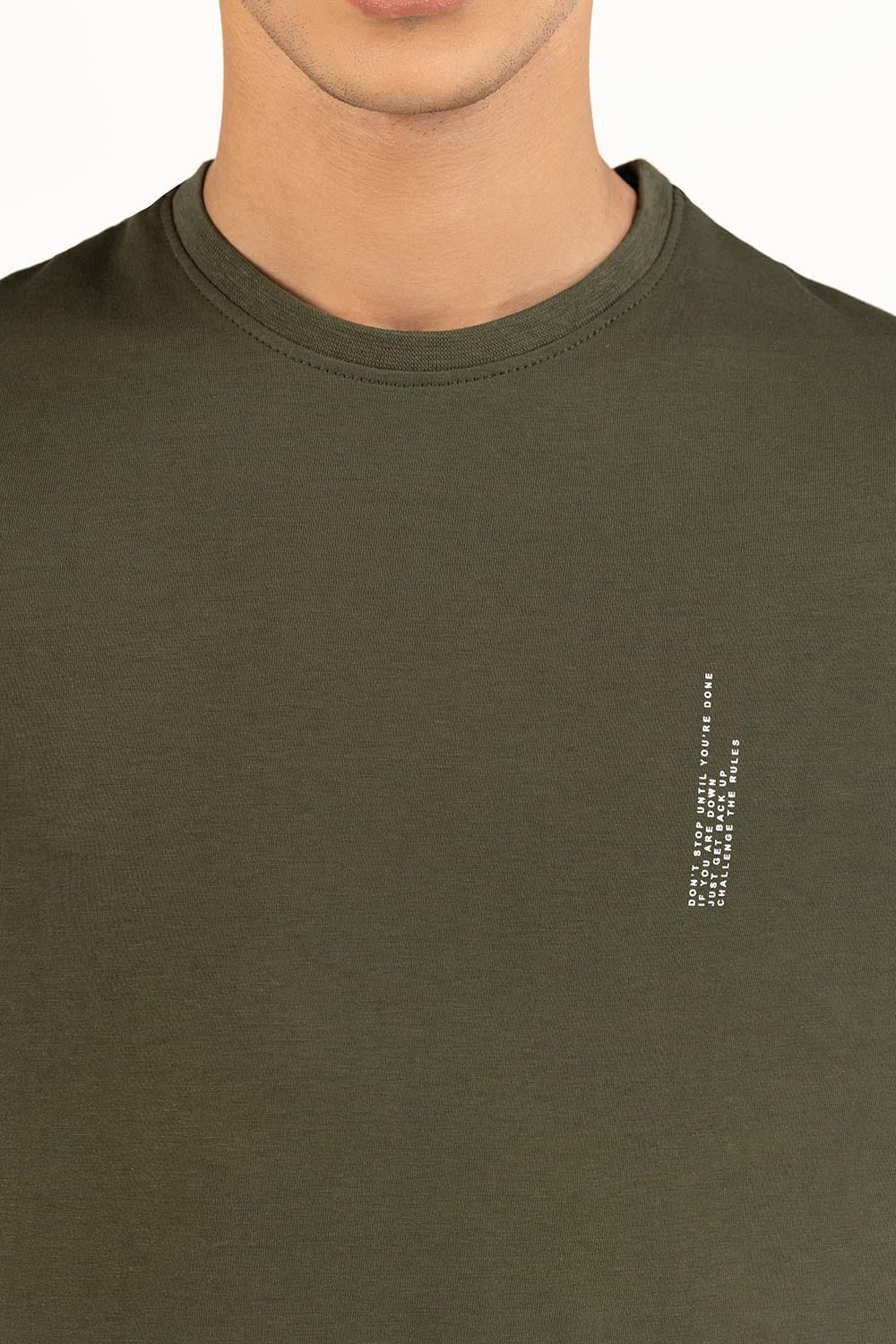 Camo Green Graphic Tee TS-CNSJ23-219