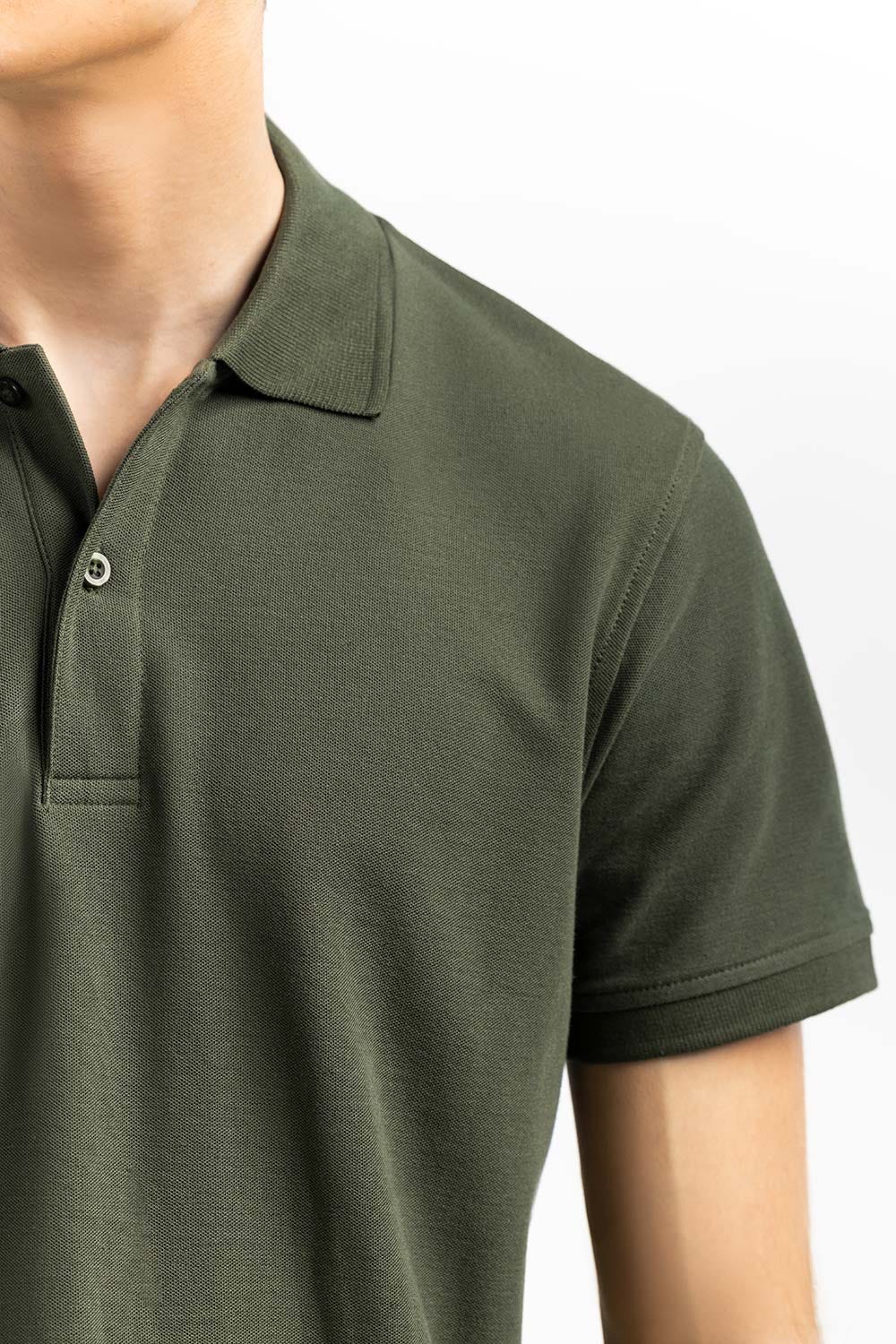 Camo Green Signature Polo PKP-SB-112