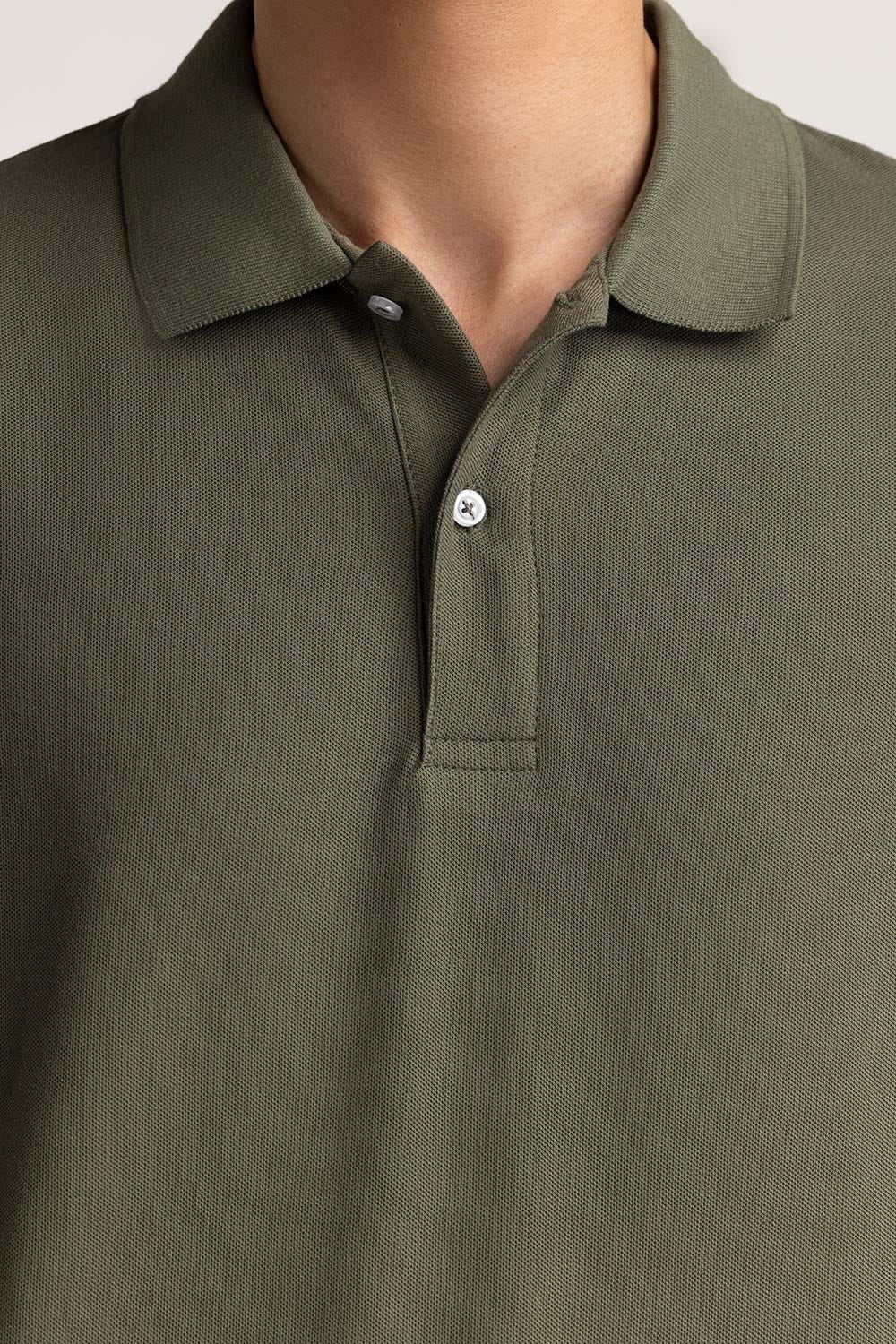 Camo Green Signature Polo PS-SIGPK24-036