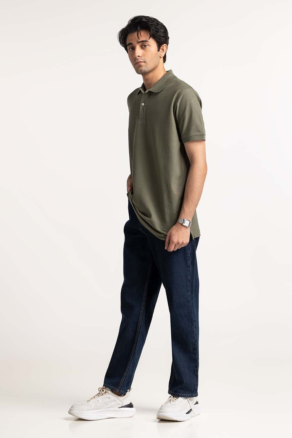 Camo Green Signature Polo PS-SIGPK24-036