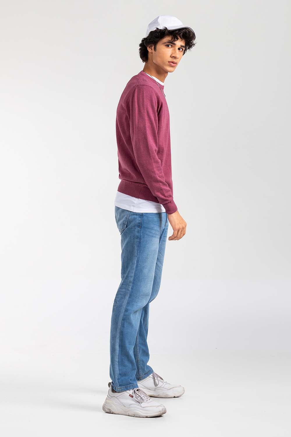 Cerise Basic Sweater FS-SWT-D34-01